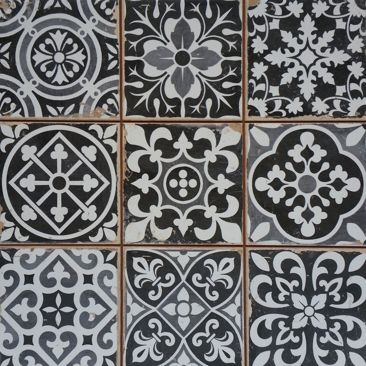 Orientalische Patchwork-Fliesen 33x33 cm – für Wand und Boden