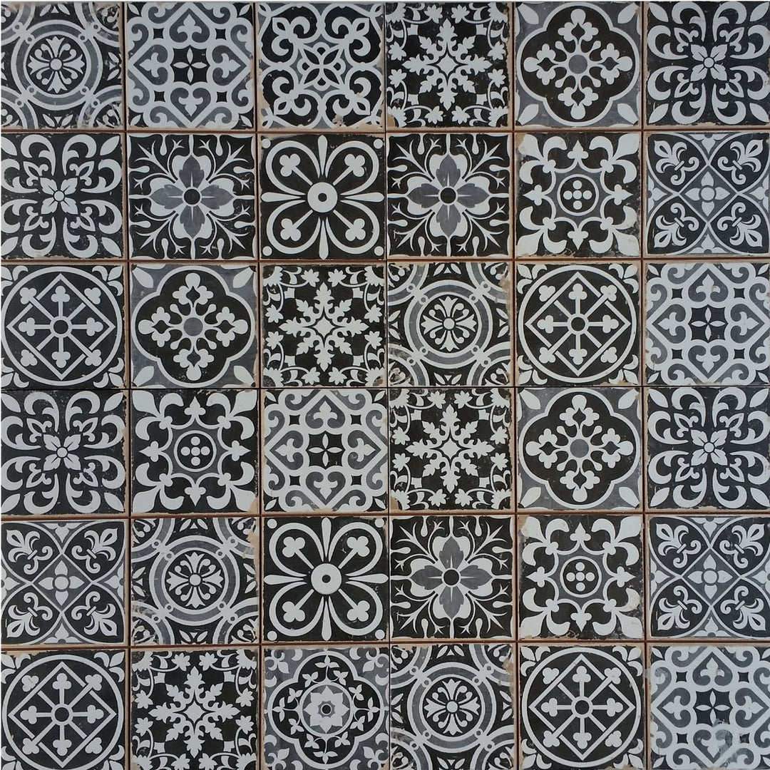 Orientalische Patchwork-Fliesen 33x33 cm – für Wand und Boden