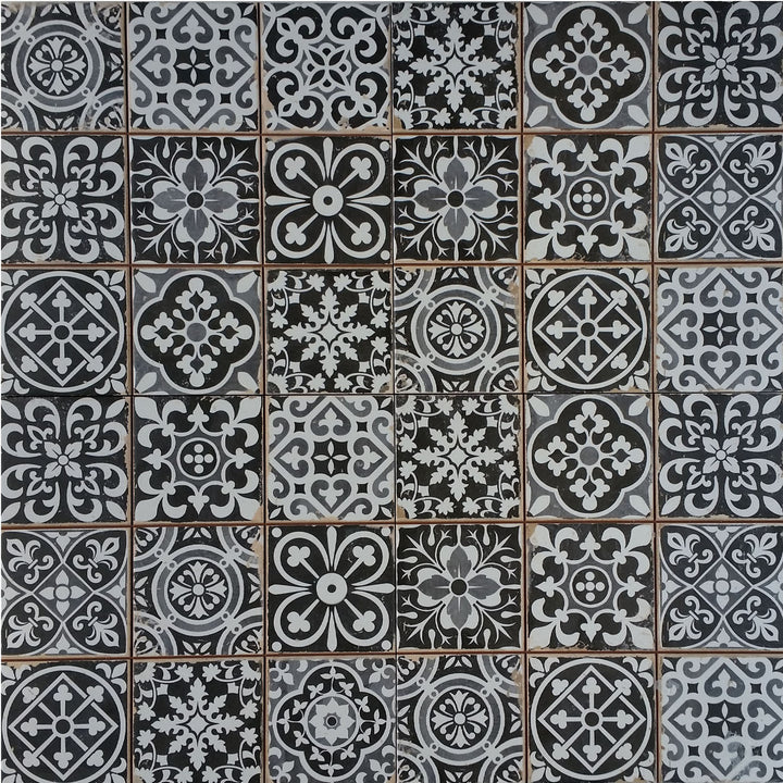 Orientalische Patchwork-Fliesen 33x33 cm – für Wand und Boden
