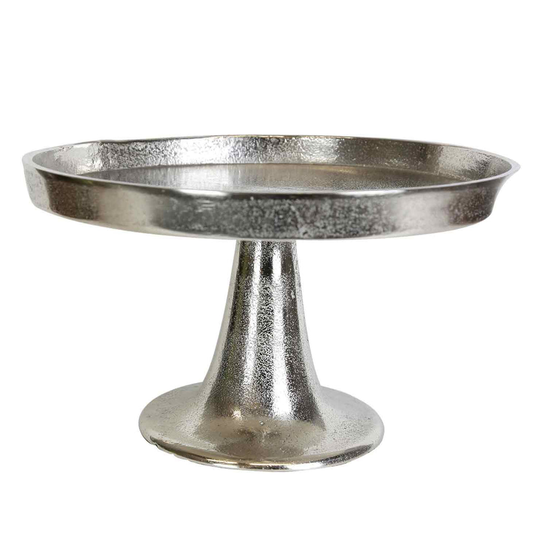 Catania Tortenplatte Silber mit Fuß