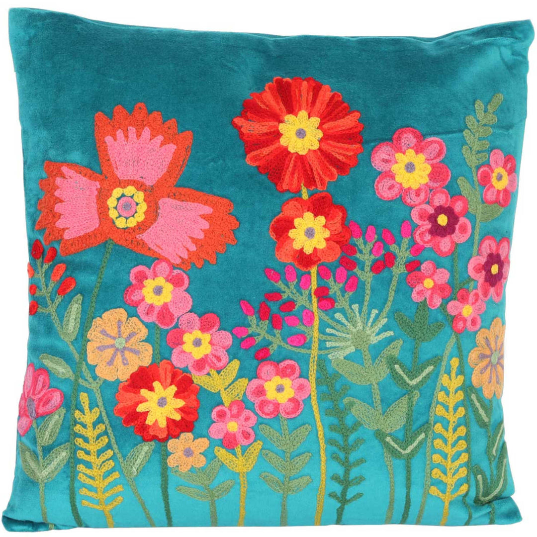 Dekokissen Livia mit Blumenschau
