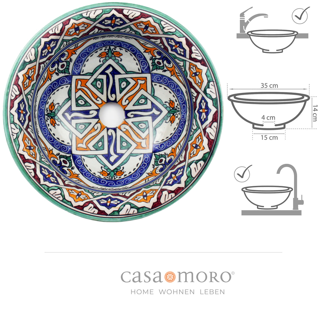 Waschschale Keramik
