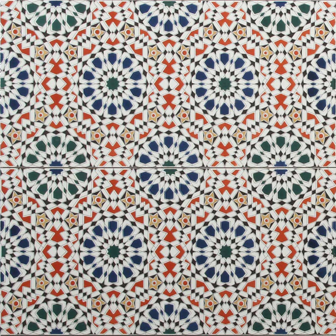 Marokkanische Wandfliesen 50x25 cm – Mosaik