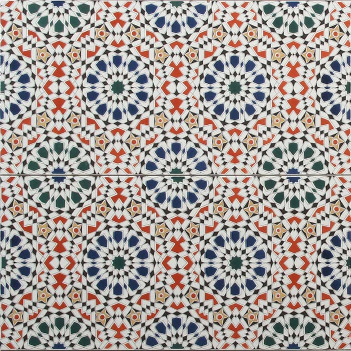 Marokkanische Wandfliesen 50x25 cm – Mosaik