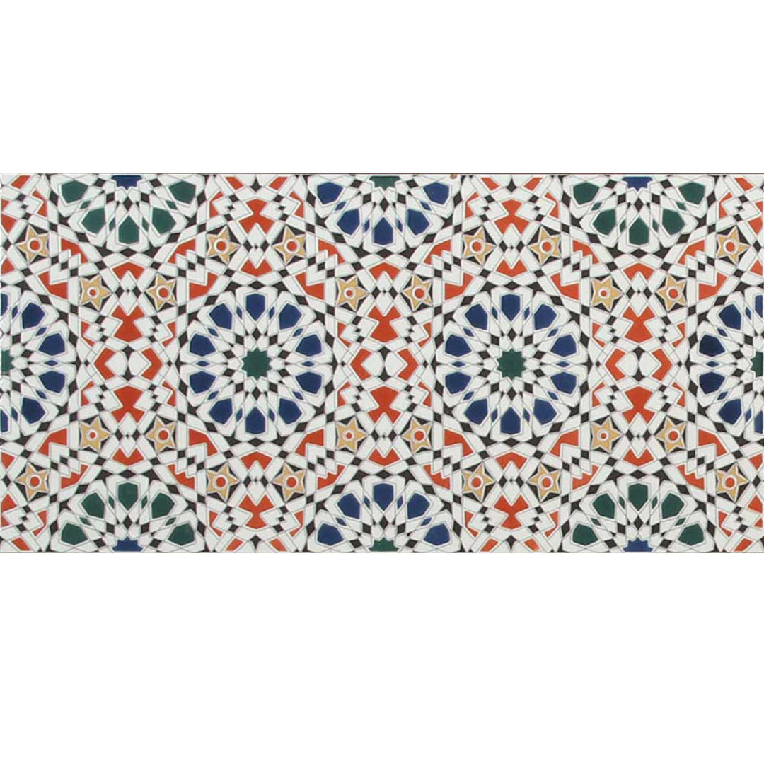 Marokkanische Wandfliesen 50x25 cm – Mosaik