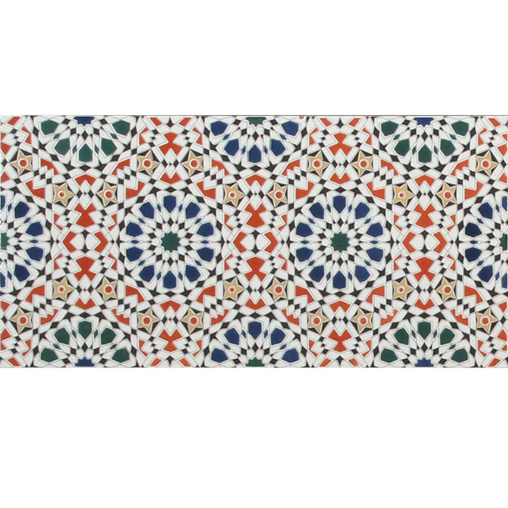 Marokkanische Wandfliesen 50x25 cm – Mosaik