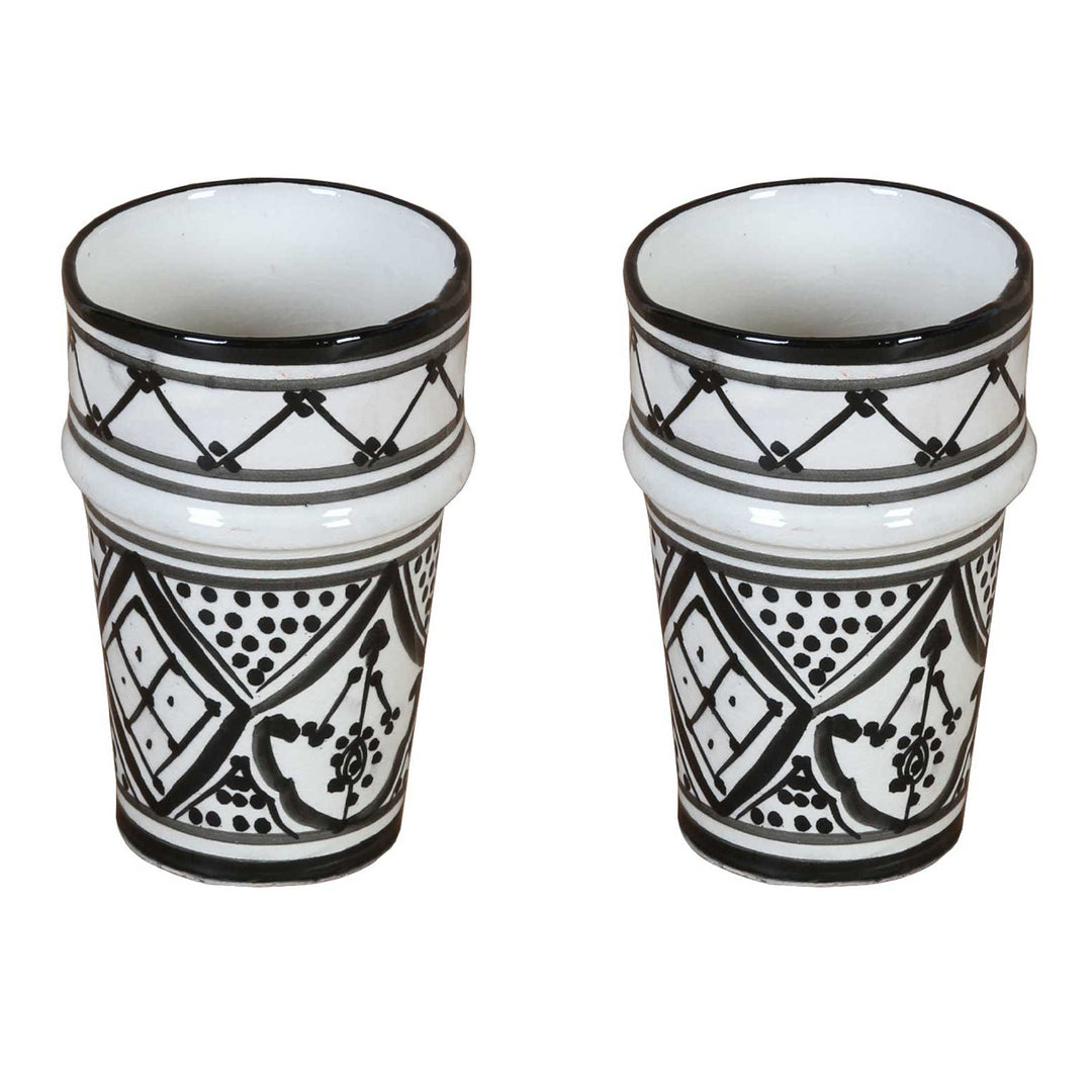 Marokkanische Keramik-Becher Sakina 2er-Set
