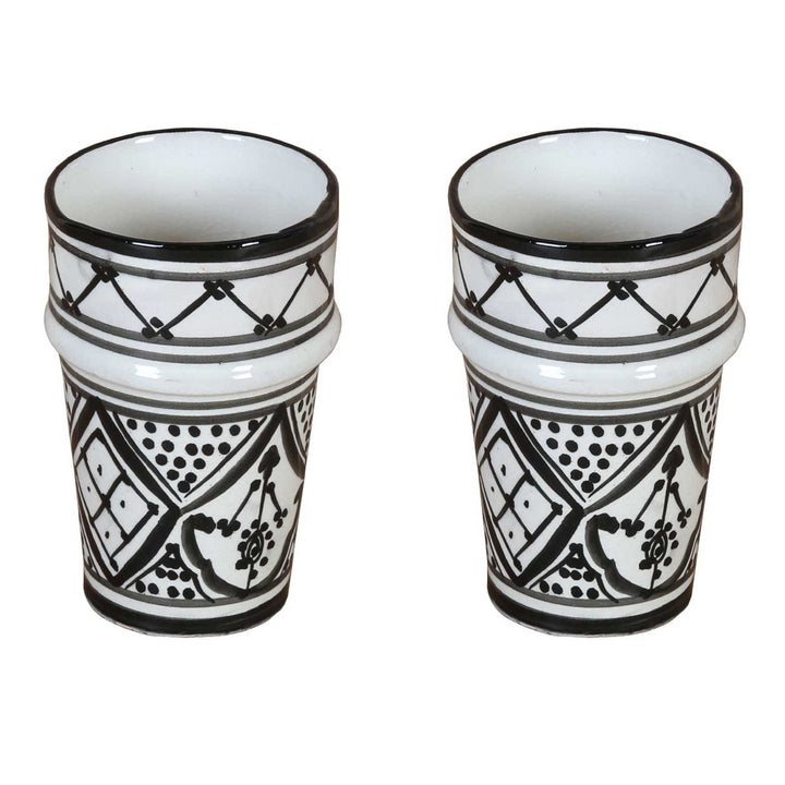Marokkanische Keramik-Becher Sakina 2er-Set