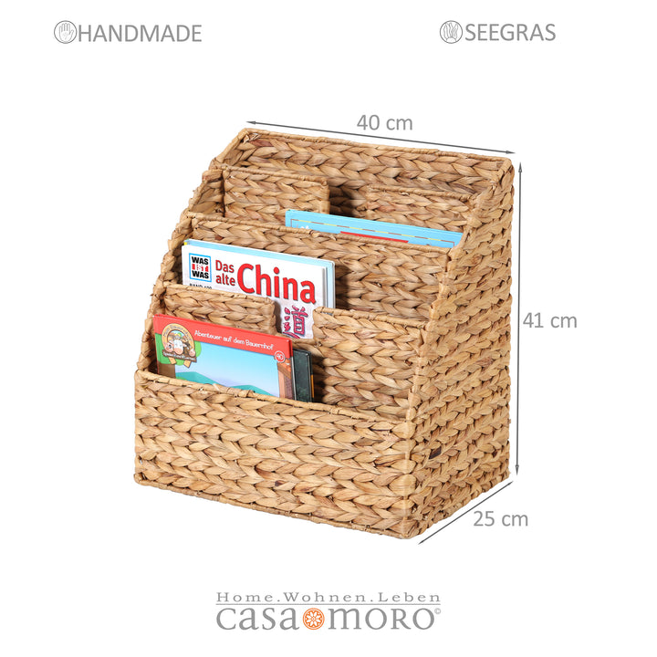 Magazinhalter – Zeitschriftenständer aus Seegras