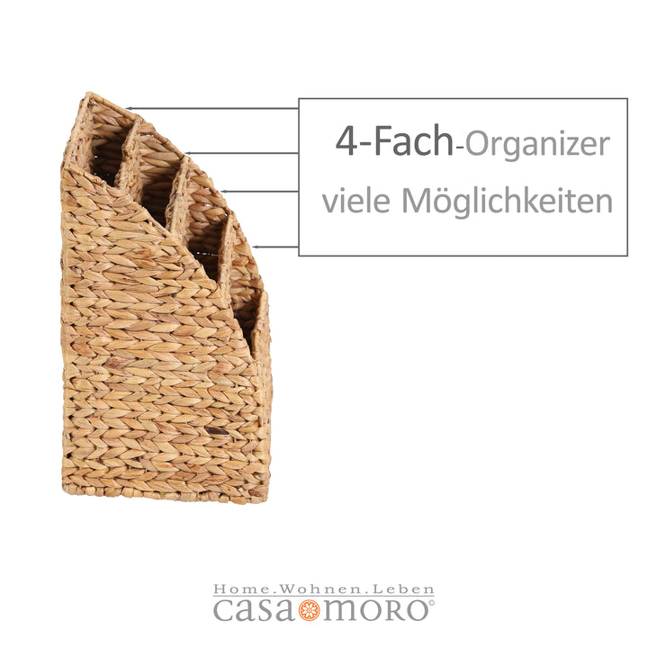 Magazinhalter – Zeitschriftenständer aus Seegras