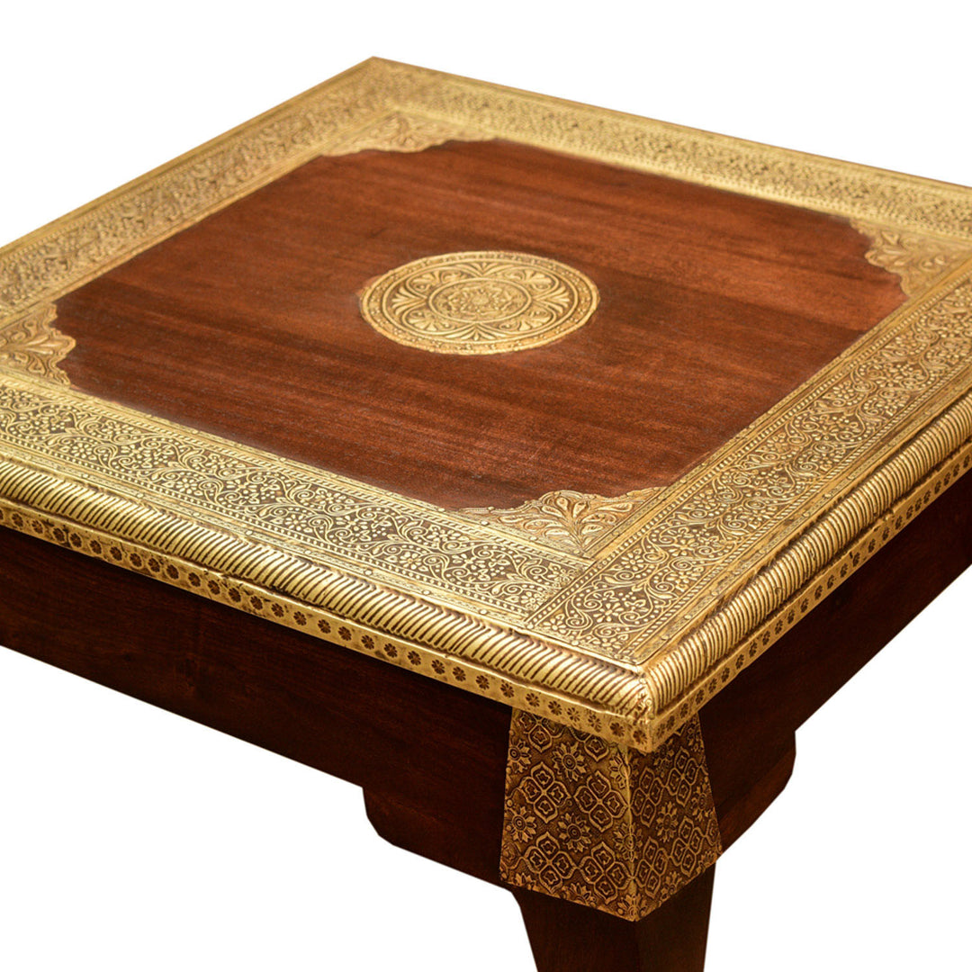 Orientalischer OPIUMTISCH MESSING L