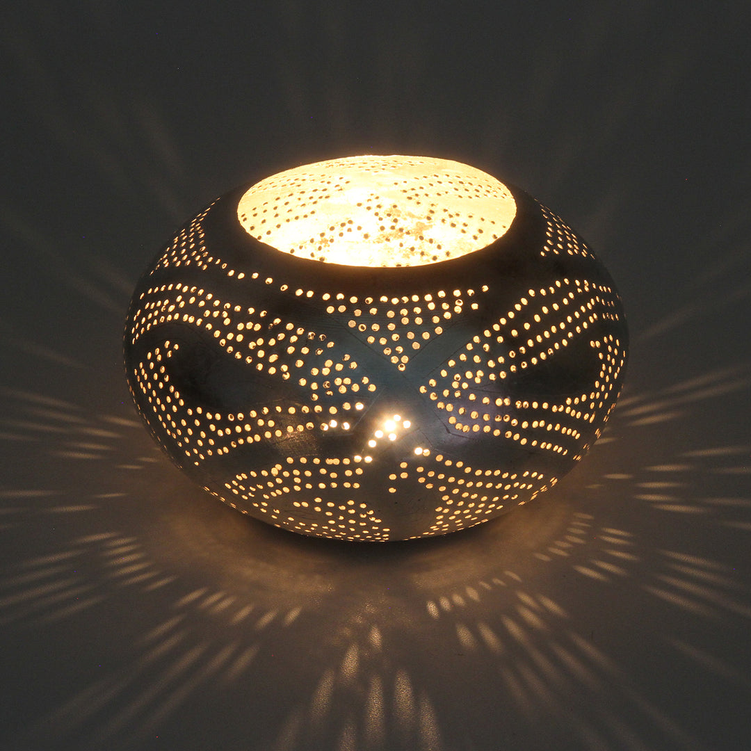 Orientalisches Windlicht Silberlaterne Nureddin