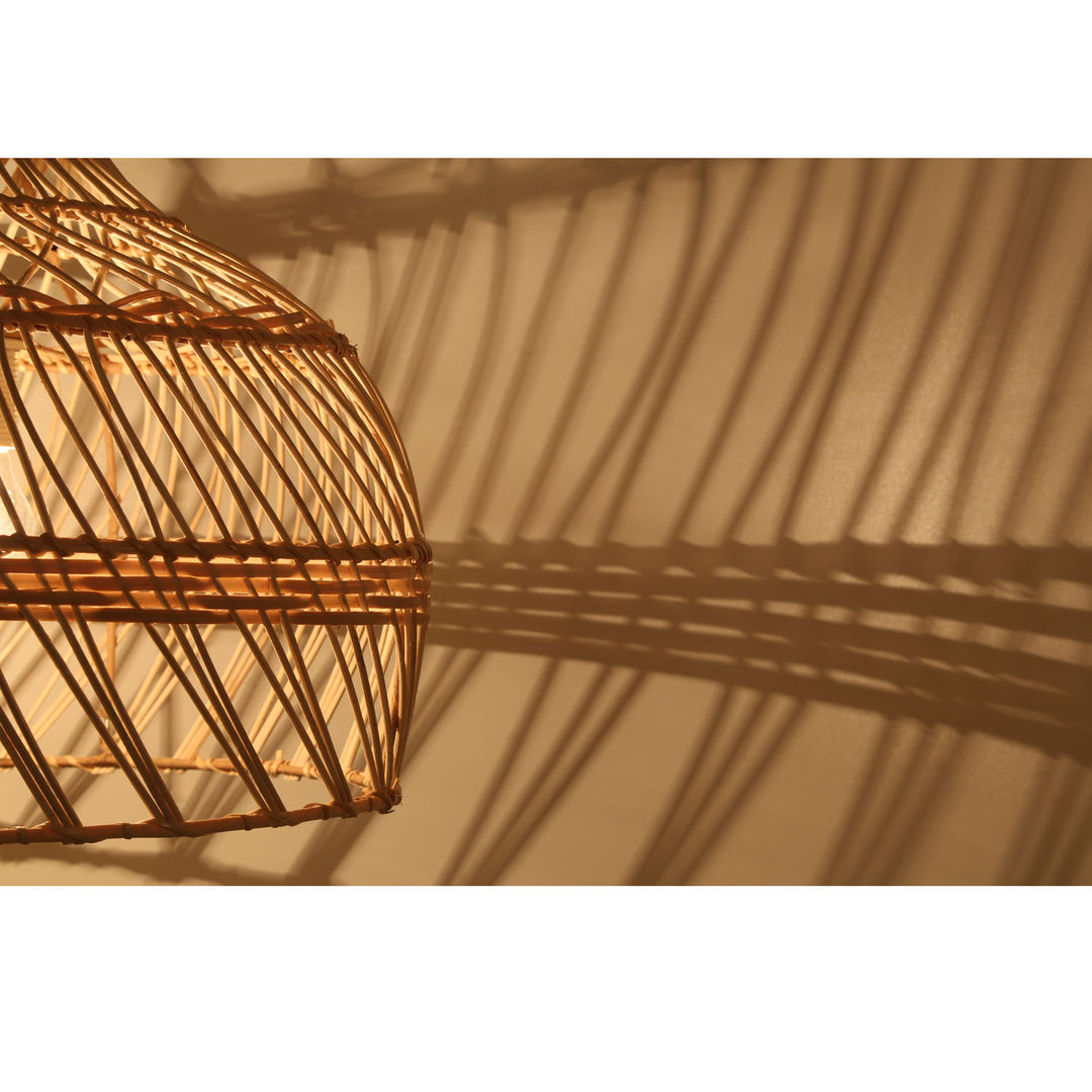Rattan Pendelleuchte Ava