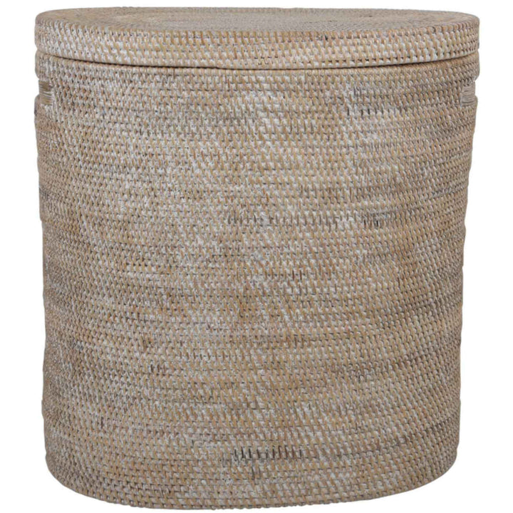 Rattan Wäschekorb Ela mit Deckel