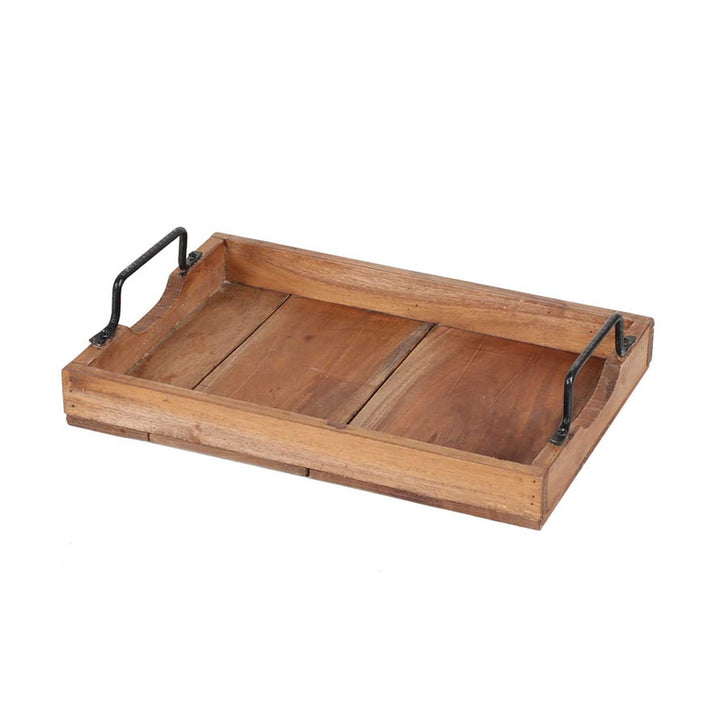 Teakholz Tablett Gloria 3er Set
