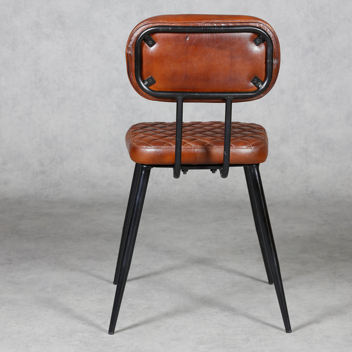Esszimmerstühle Braun Leder
