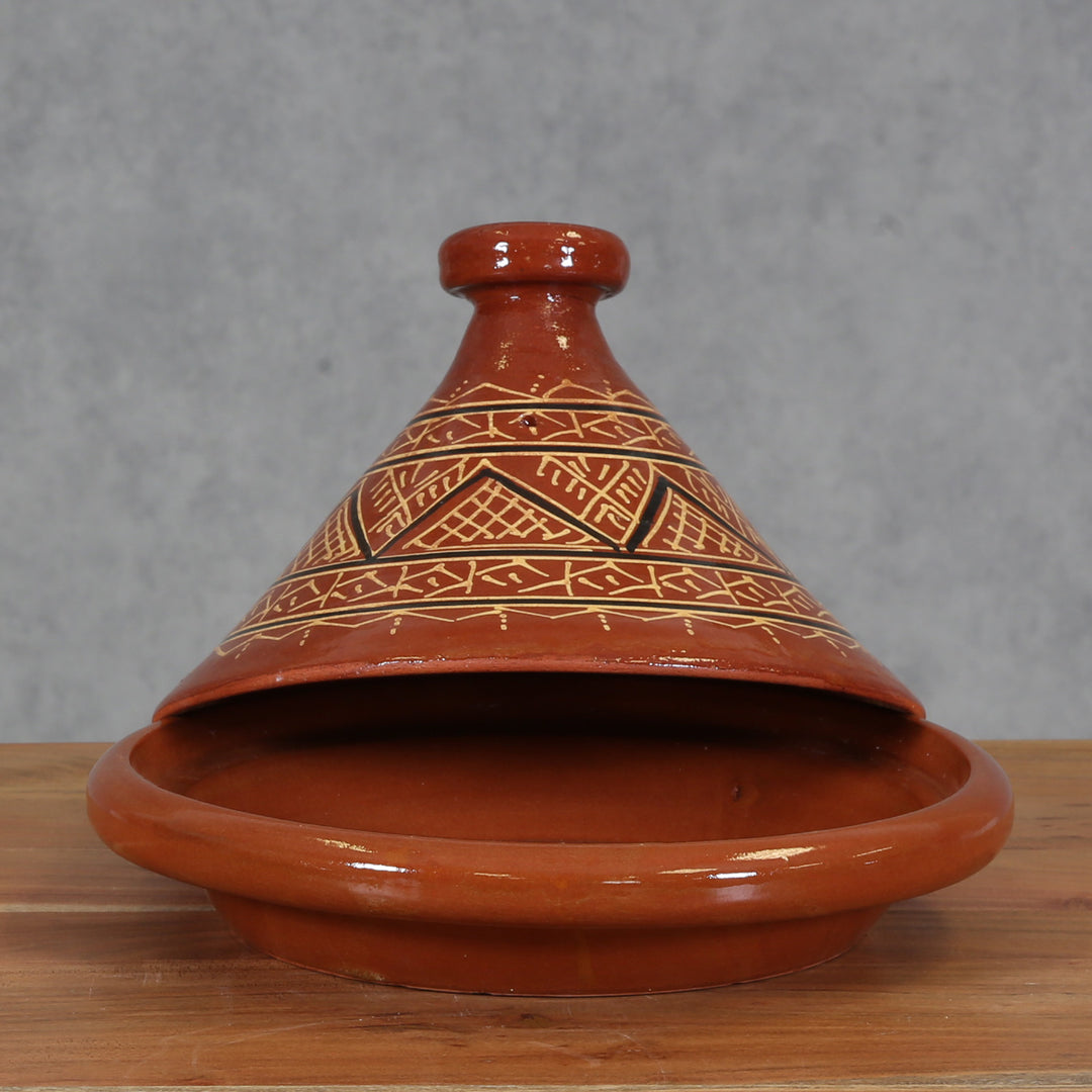 Glasierte Tajine „Agadir“ – 34 cm