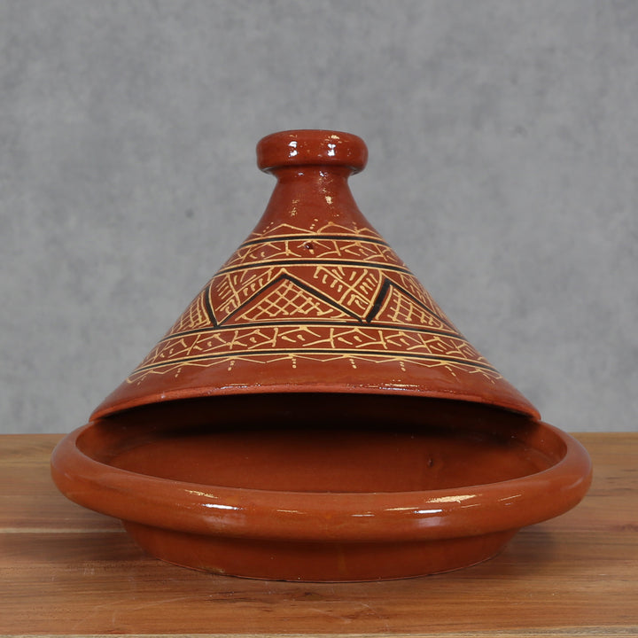 Glasierte Tajine „Agadir“ – 34 cm