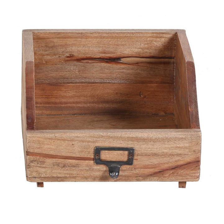 Schreibtisch Organizer – Teakholz