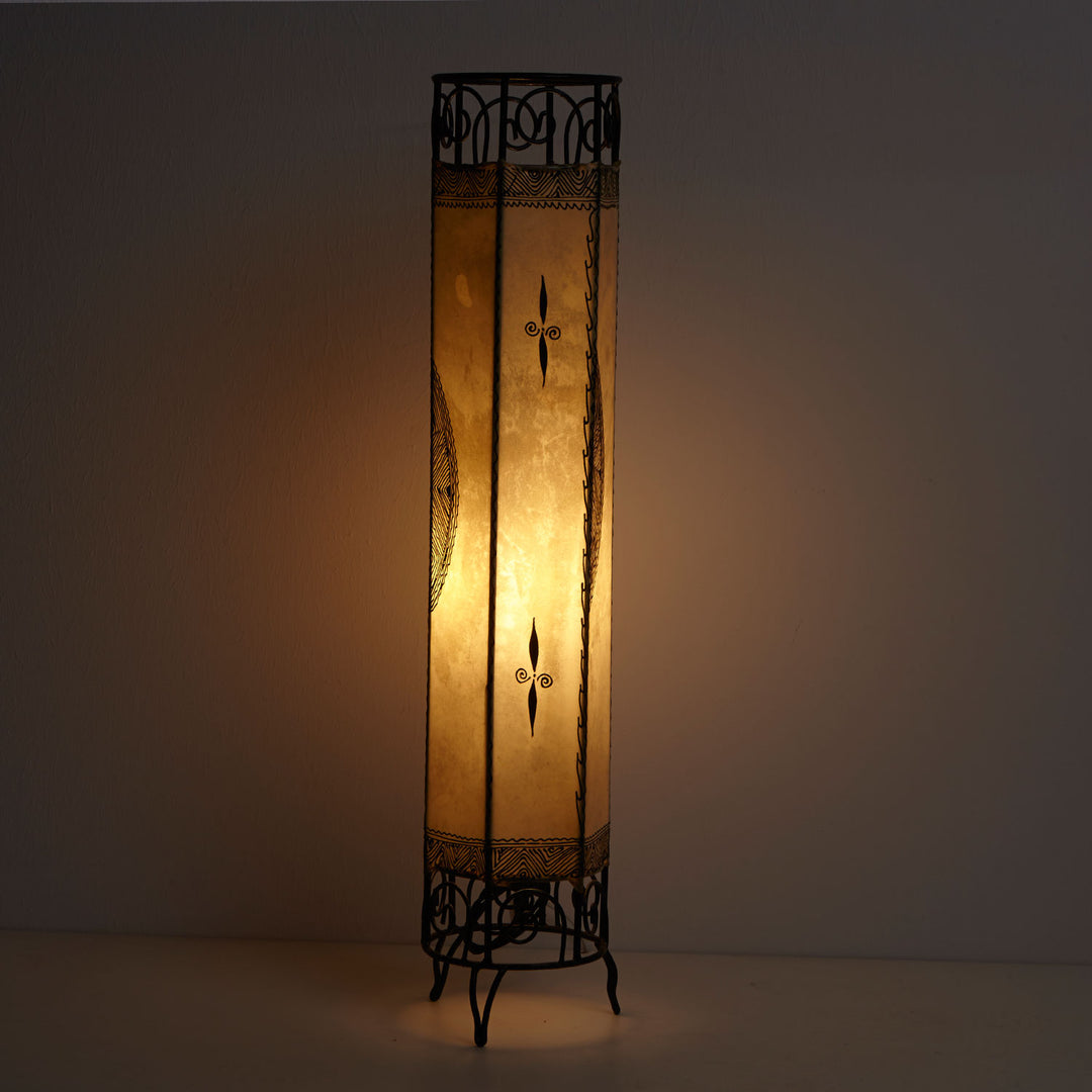 Henna-Stehlampe Kadous H100 Weiß