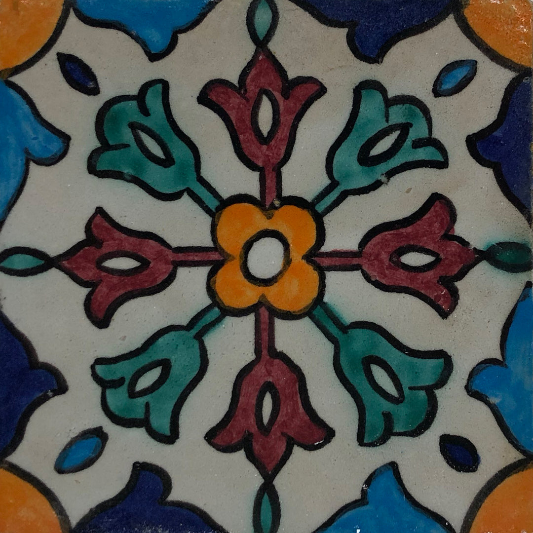 Handbemalte Fliese – Andalusisches Dekor