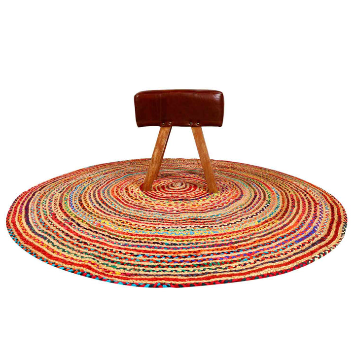 Jute Teppich Tamani bunt