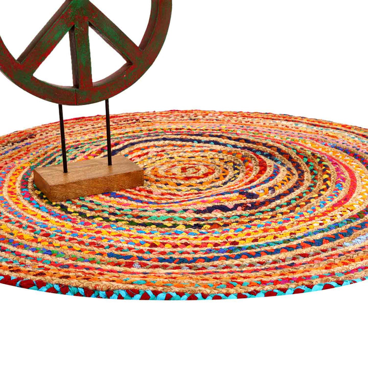 Jute Teppich Tamani bunt