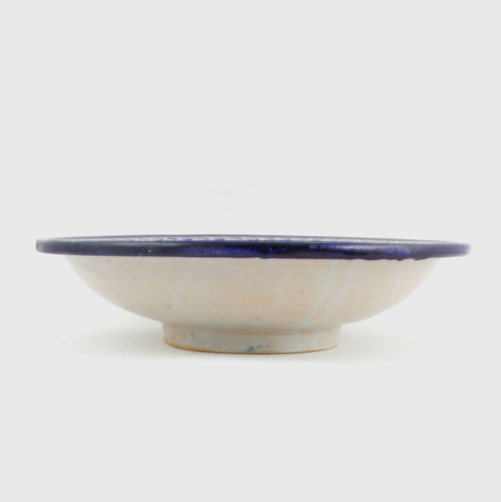 handbemalte Keramikschale aus Marokko F014