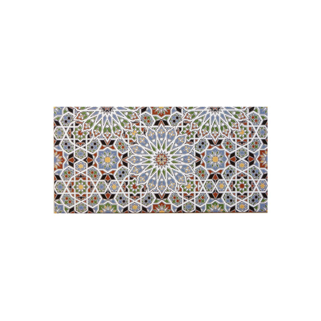Marokkanische Wandfliesen 50x25 cm – Mosaik Muster