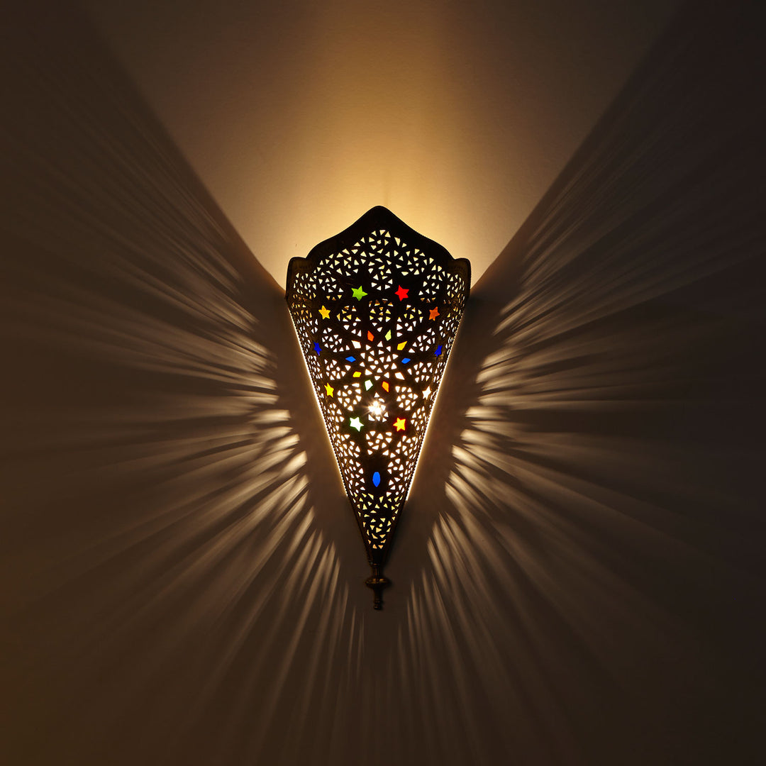 Messing-Wandlampe Rahma