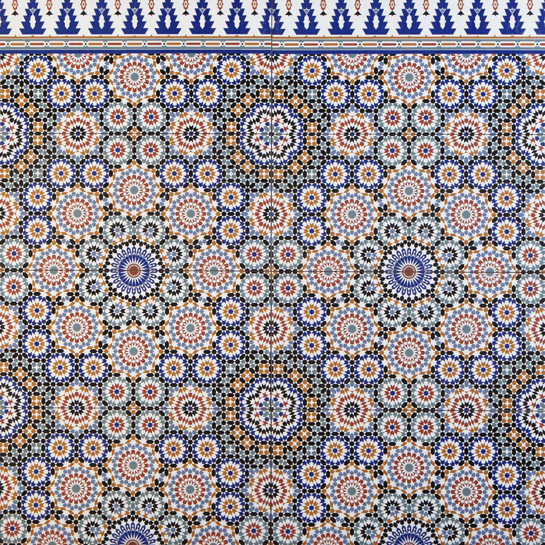 Orientalische Wandfliesen 50x25 cm – Mosaik