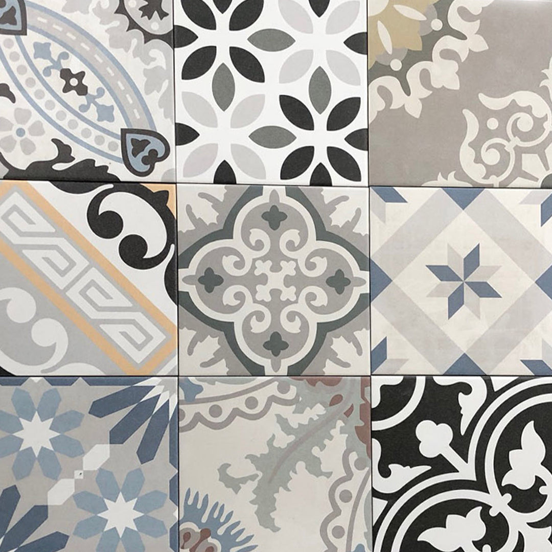 Musterfliese Patchwork Fliesen 20x20 – PWR5918